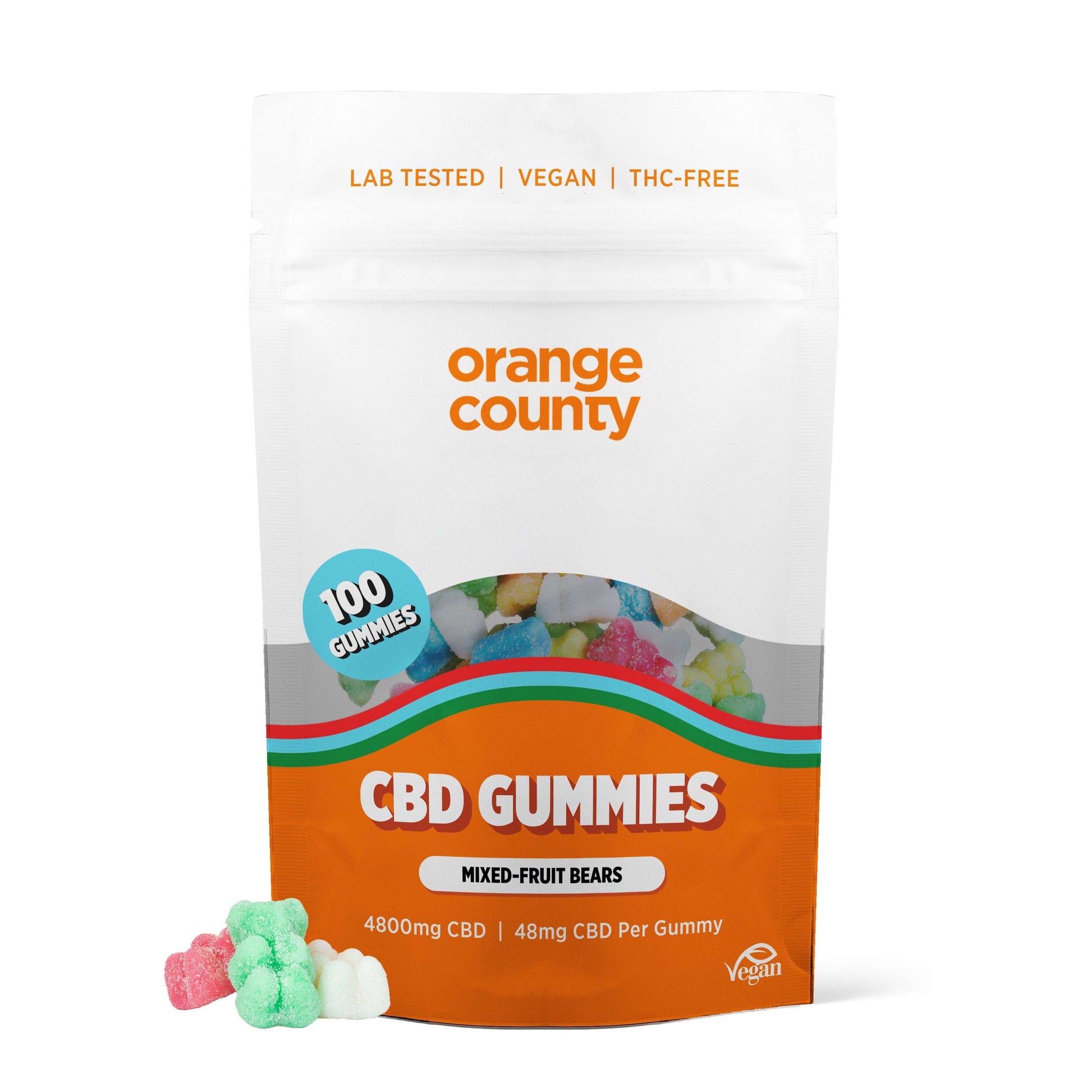 Orange County CBD Gummy Bears Large Bag product image