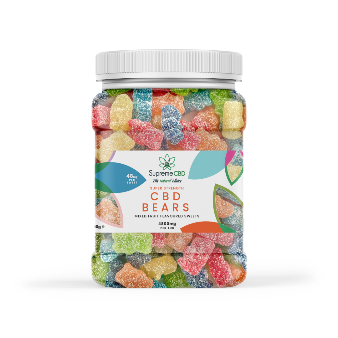 Supreme CBD Super Strength Gummy Bears 4800mg