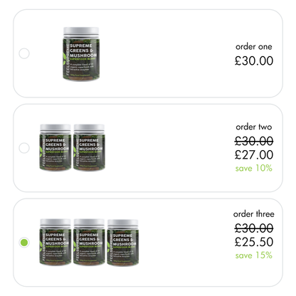 Feel Supreme Greens & Mushroom Superfood Blend 300g