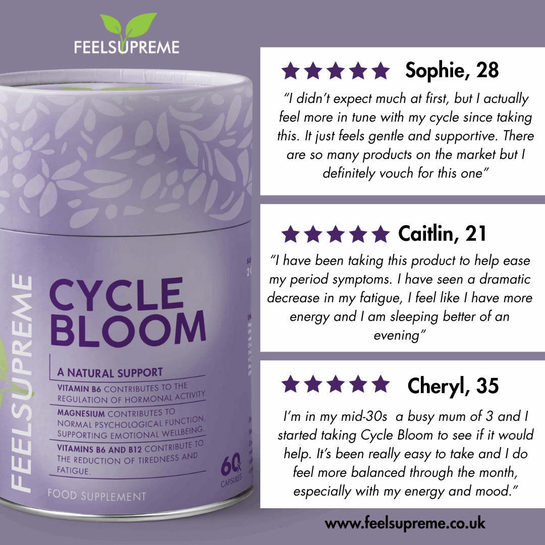 Feel Supreme Cycle Bloom Monthly Support Capsules
