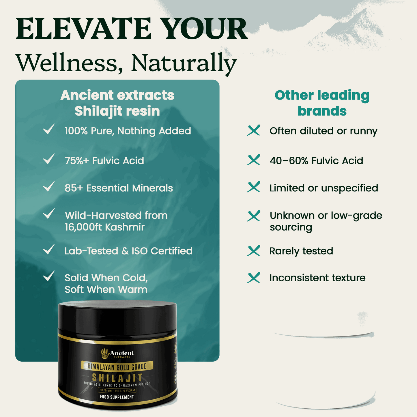 Ancient Extracts Shilajit & Reishi Wellness Pair - image 2