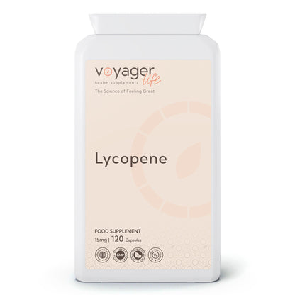Voyager Lycopene 15mg 120 Capsules product image - The CBD Hut