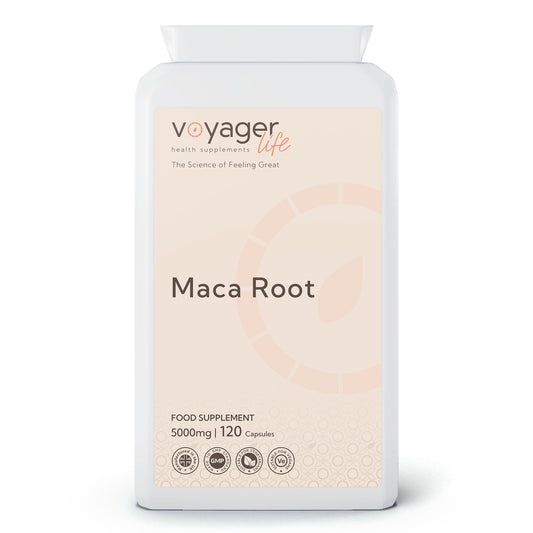 Voyager Maca Root 5,000mg 120 Capsules - front view