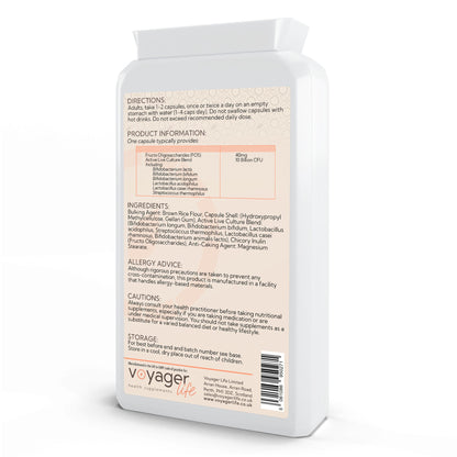 Voyager Maca Root 5,000mg 120 Capsules - back view