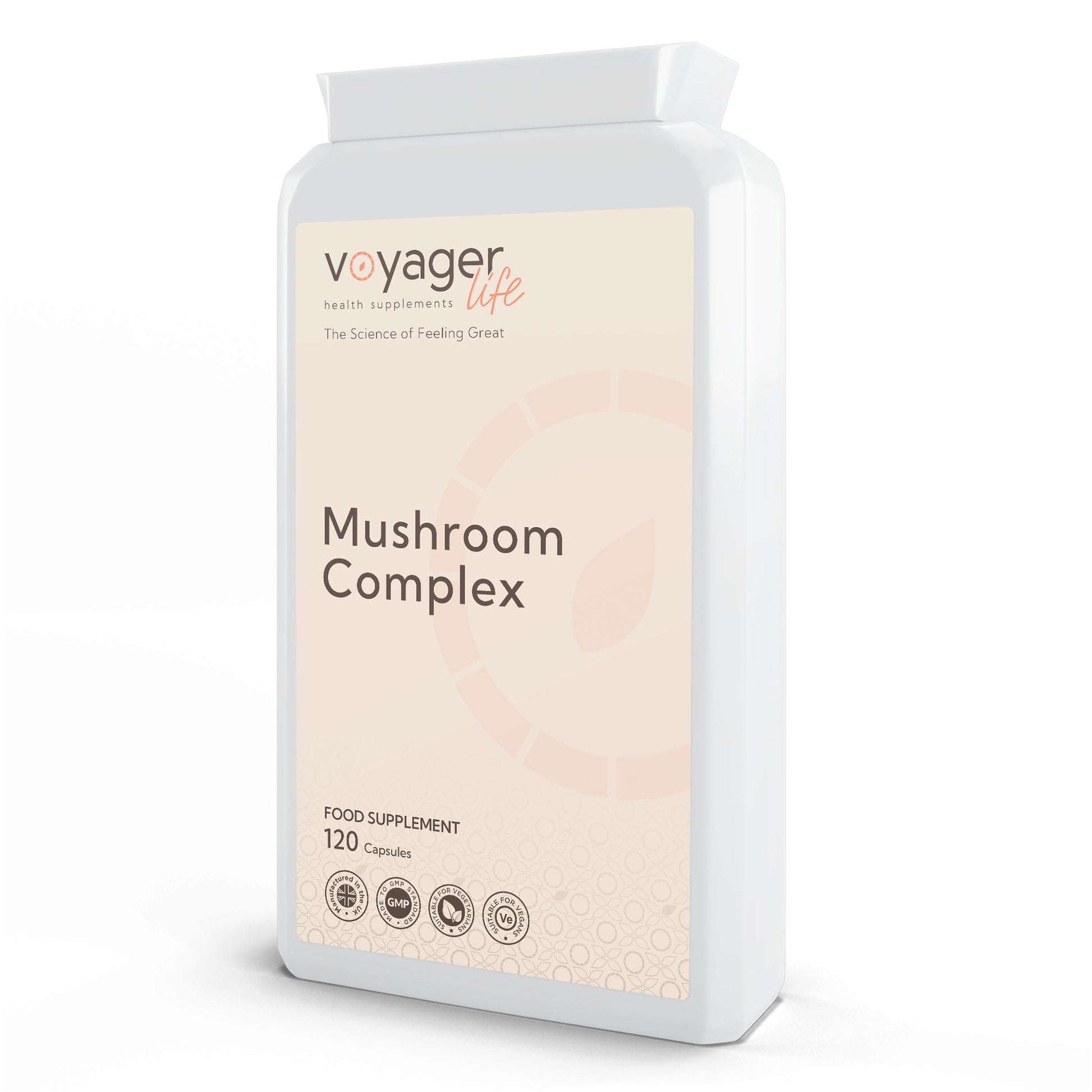 Voyager Mushroom Complex 120 Capsules - front view