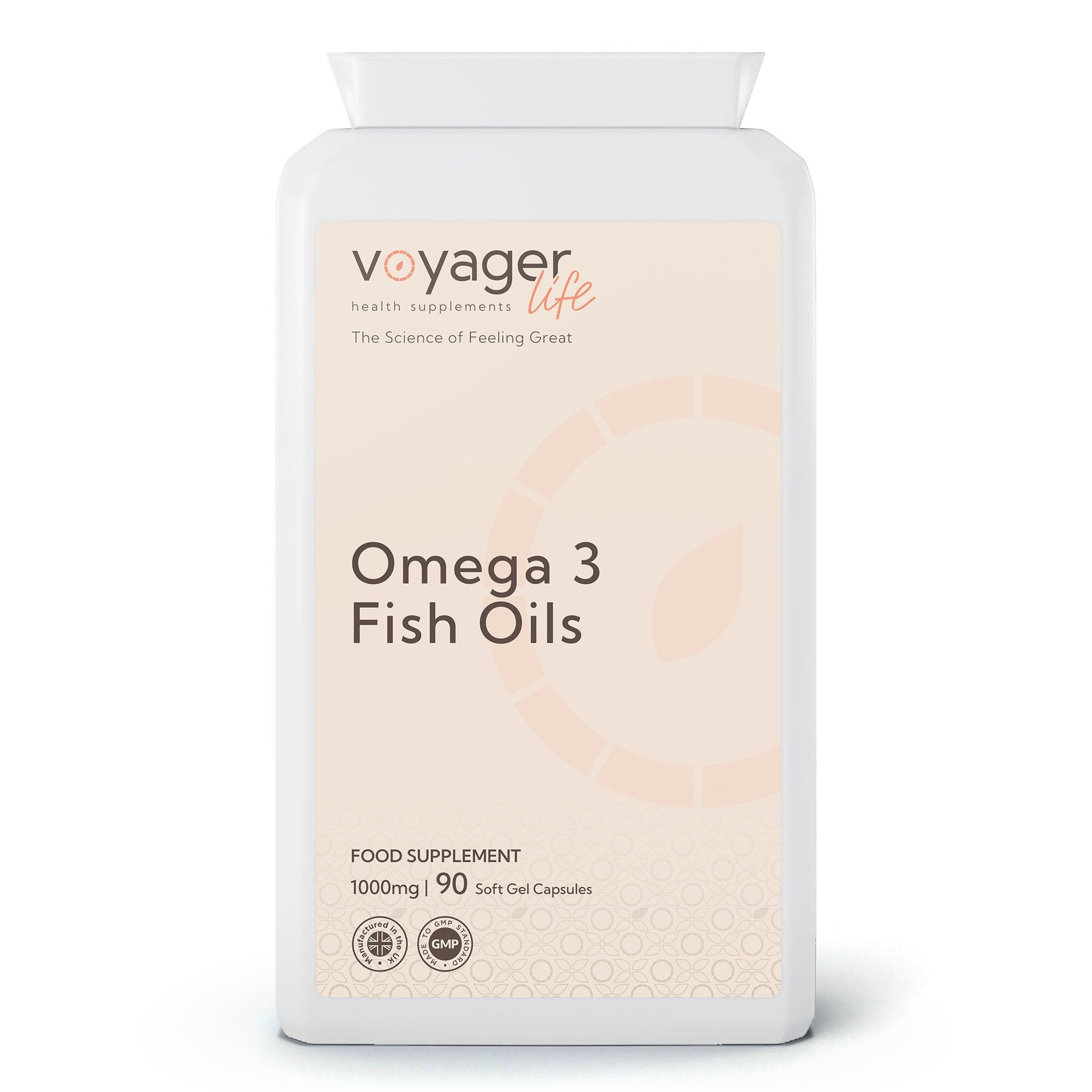Voyager Omega-3 Fish Oil 1,000mg 90 Softgels from Voyager at The CBD Hut