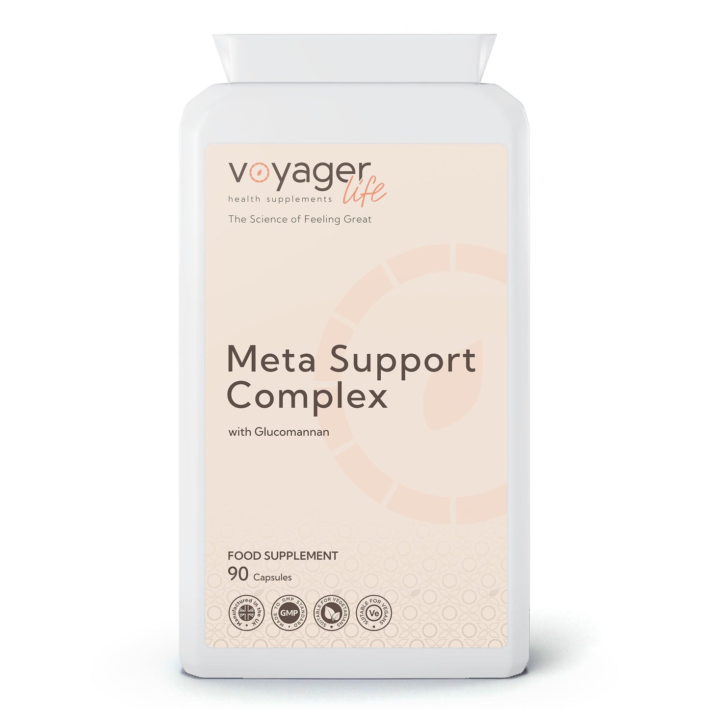 Voyager Meta Support Complex with Glucomannan 90 Capsules from Voyager at The CBD Hut