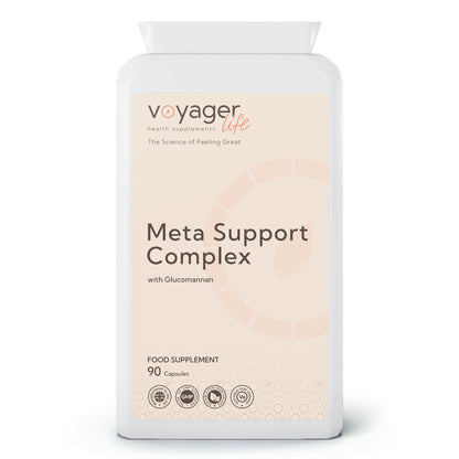 Voyager Meta Support Complex with Glucomannan 90 Capsules from Voyager at The CBD Hut