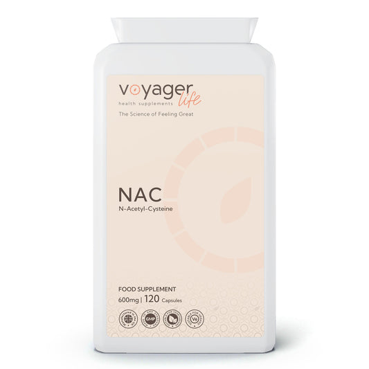 Voyager NAC N-Acetyl Cysteine 600mg 120 Capsules