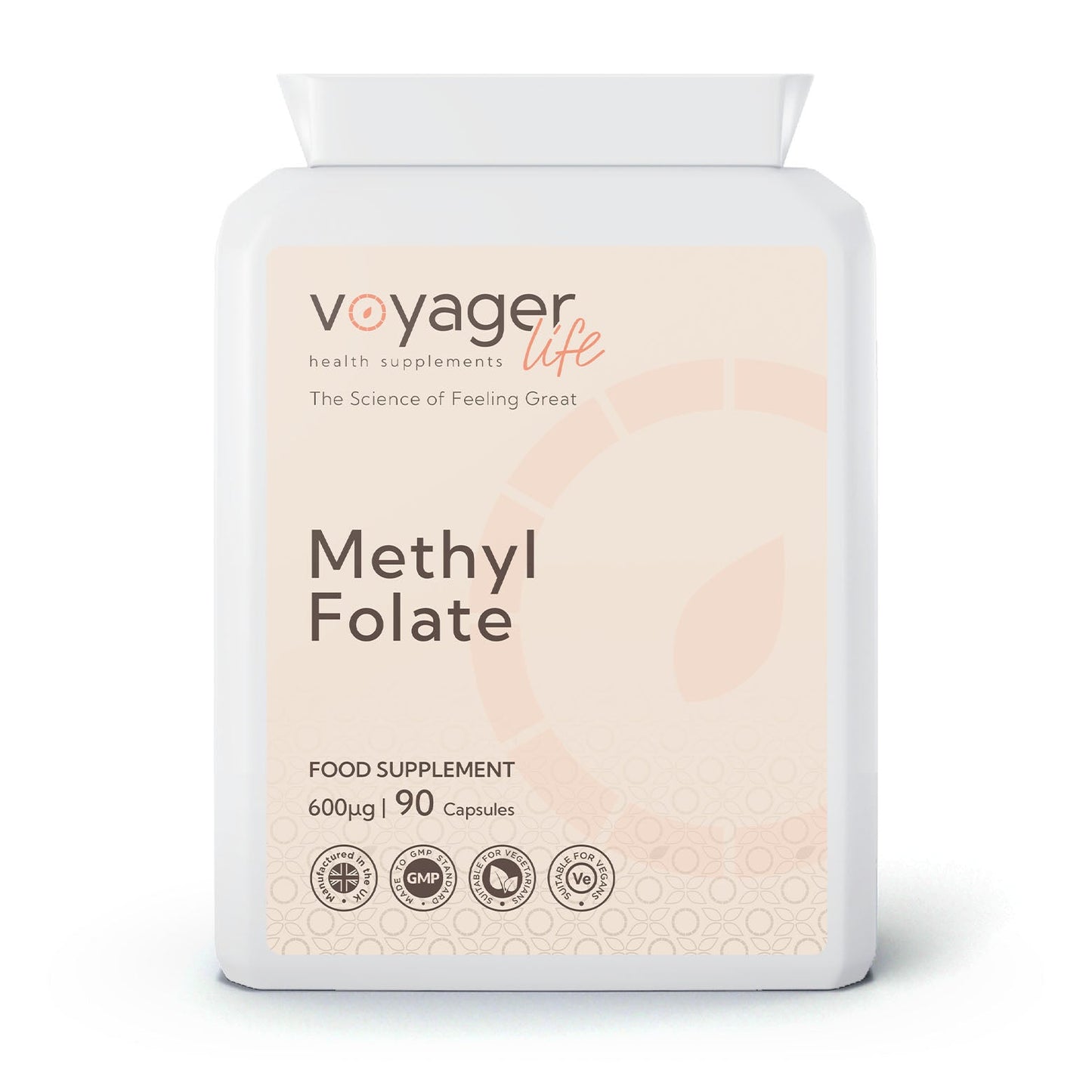 Voyager Methyl Folate Quatrefolic 600µg 90 Capsules at The CBD Hut