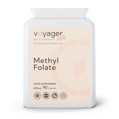 Voyager Methyl Folate Quatrefolic 600µg 90 Capsules at The CBD Hut