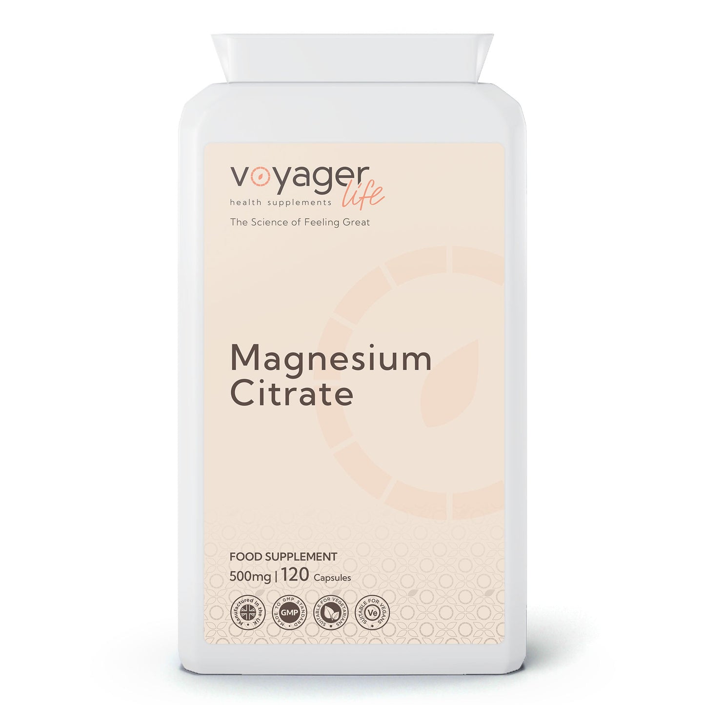 Voyager Magnesium Citrate 500mg 120 Capsules