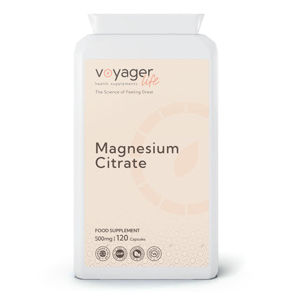 Voyager Magnesium Citrate 500mg 120 Capsules