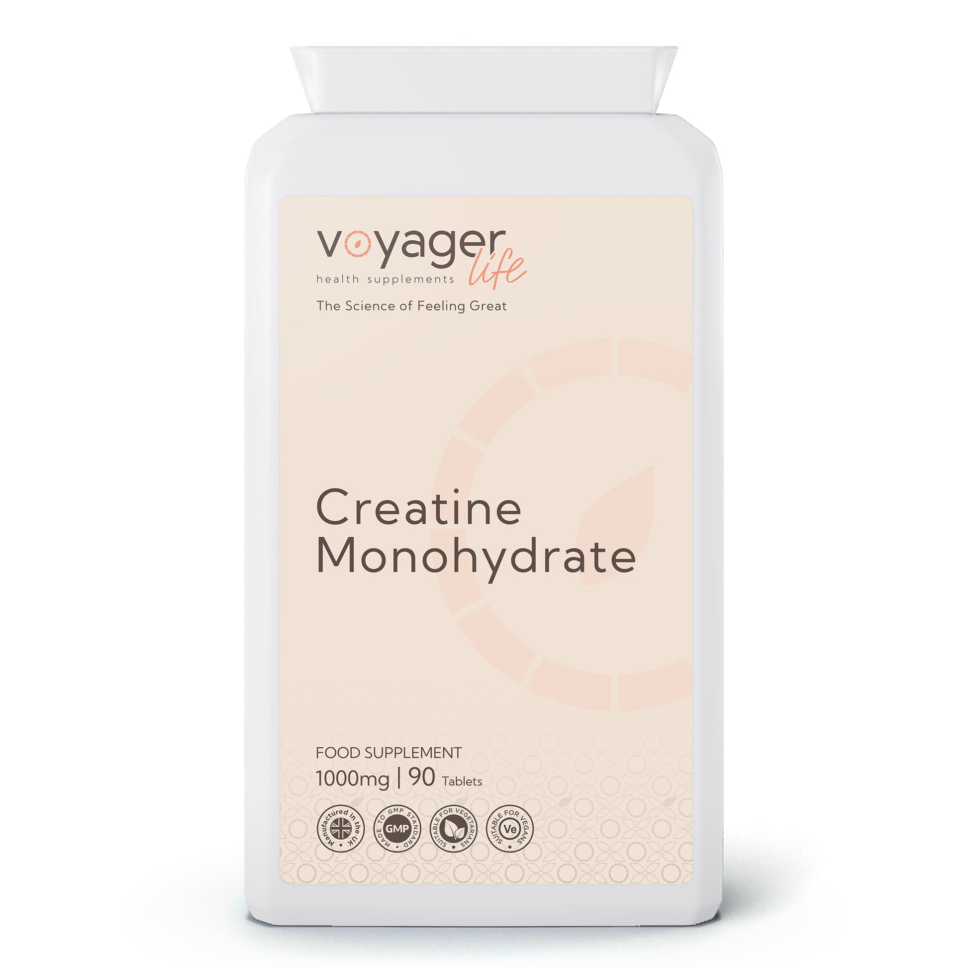 Voyager Creatine Monohydrate 1,000mg 90 Tablets from Voyager at The CBD Hut
