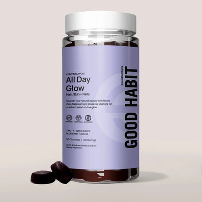Evolved 'All Day Glow' Hair, Skin & Nails Gummies | The CBD Hut