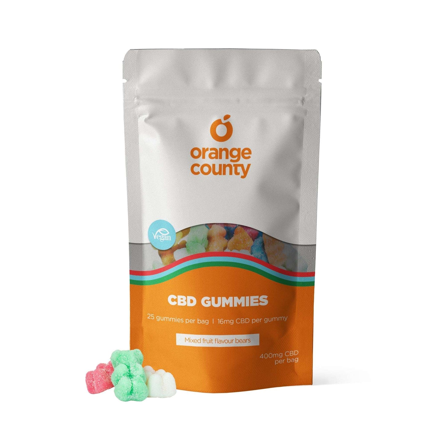 Orange County CBD Gummy Bears Small Tub