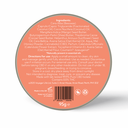 Voyager CBD Massage Bar 500mg
