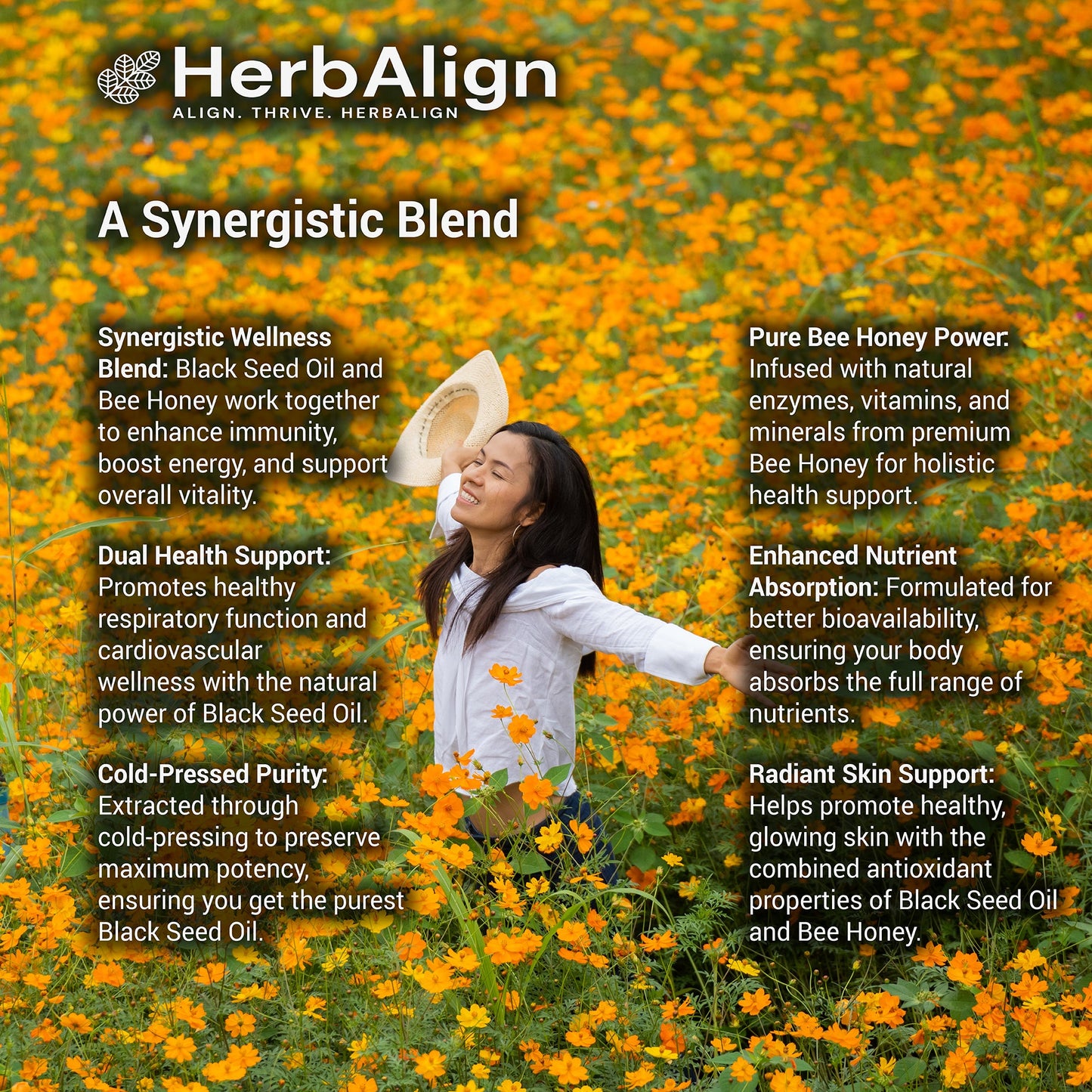 Herbalign Black Seed Oil & Honey Capsules