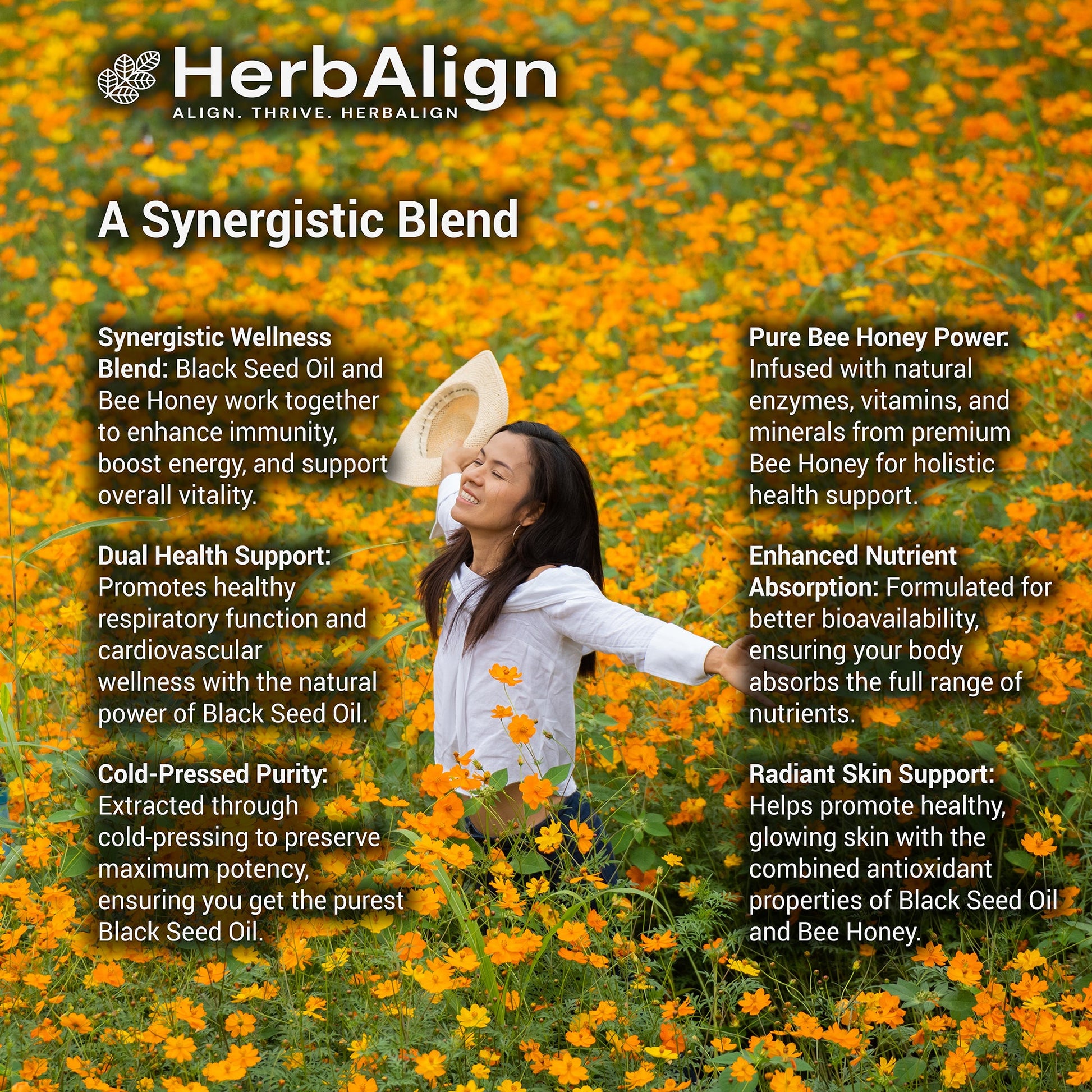 Herbalign Black Seed Oil & Honey Capsules