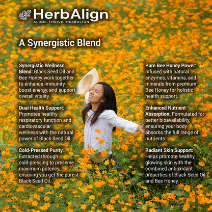 Herbalign Black Seed Oil & Honey Capsules