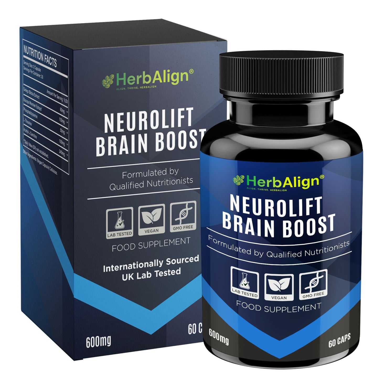 Herbalign NeuroLift Nootropic Capsules