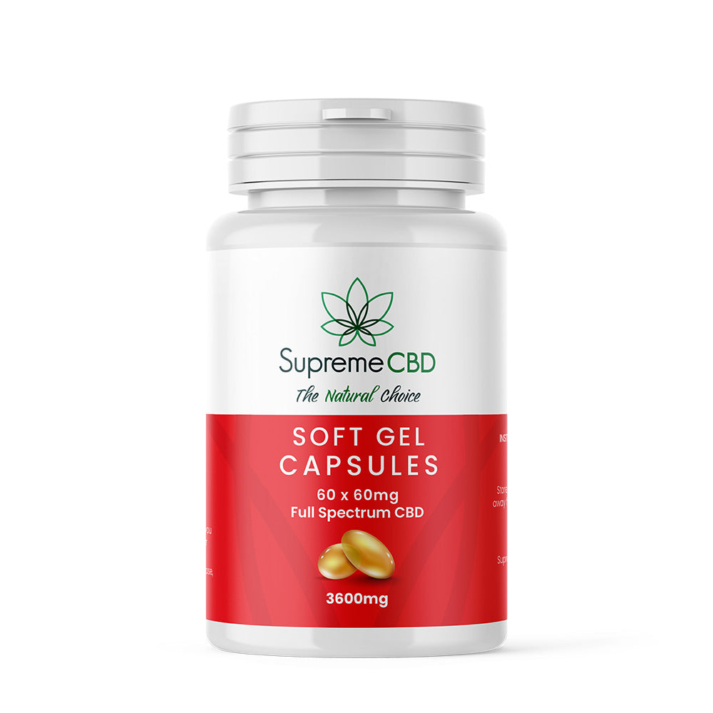 Supreme CBD Gel Capsules 3600mg