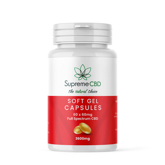 Supreme CBD Gel Capsules 3600mg
