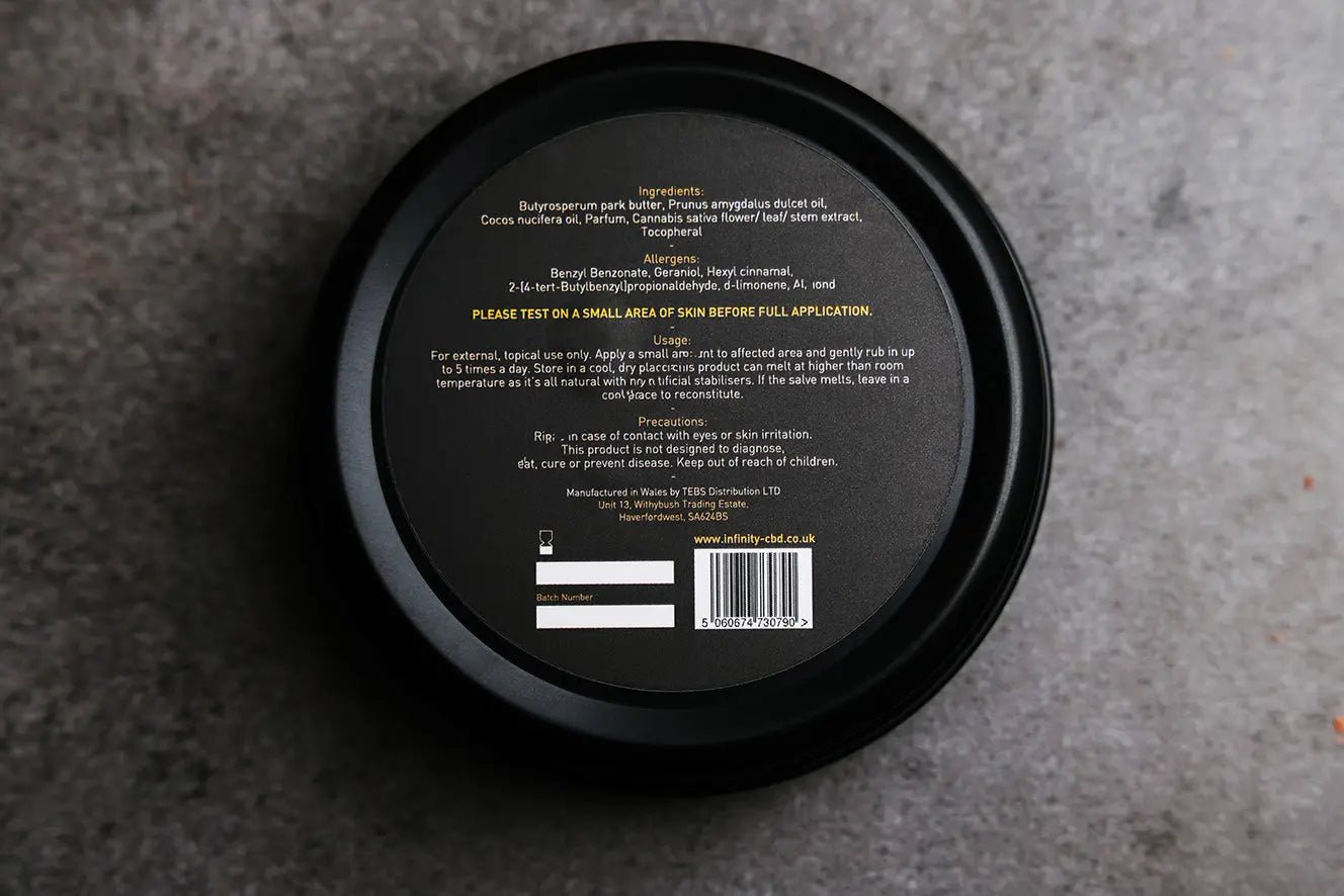 Infinity CBD Full Spectrum Muscle Salve 1000mg jar