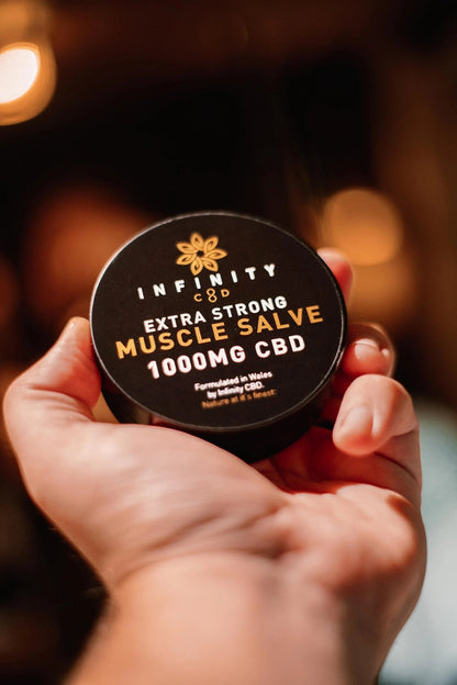 Infinity CBD Full Spectrum Muscle Salve 1000mg jar