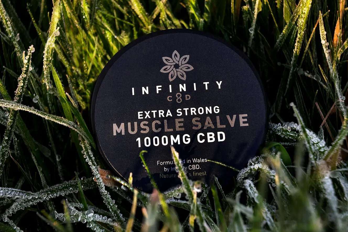 Infinity CBD Full Spectrum Muscle Salve 1000mg jar