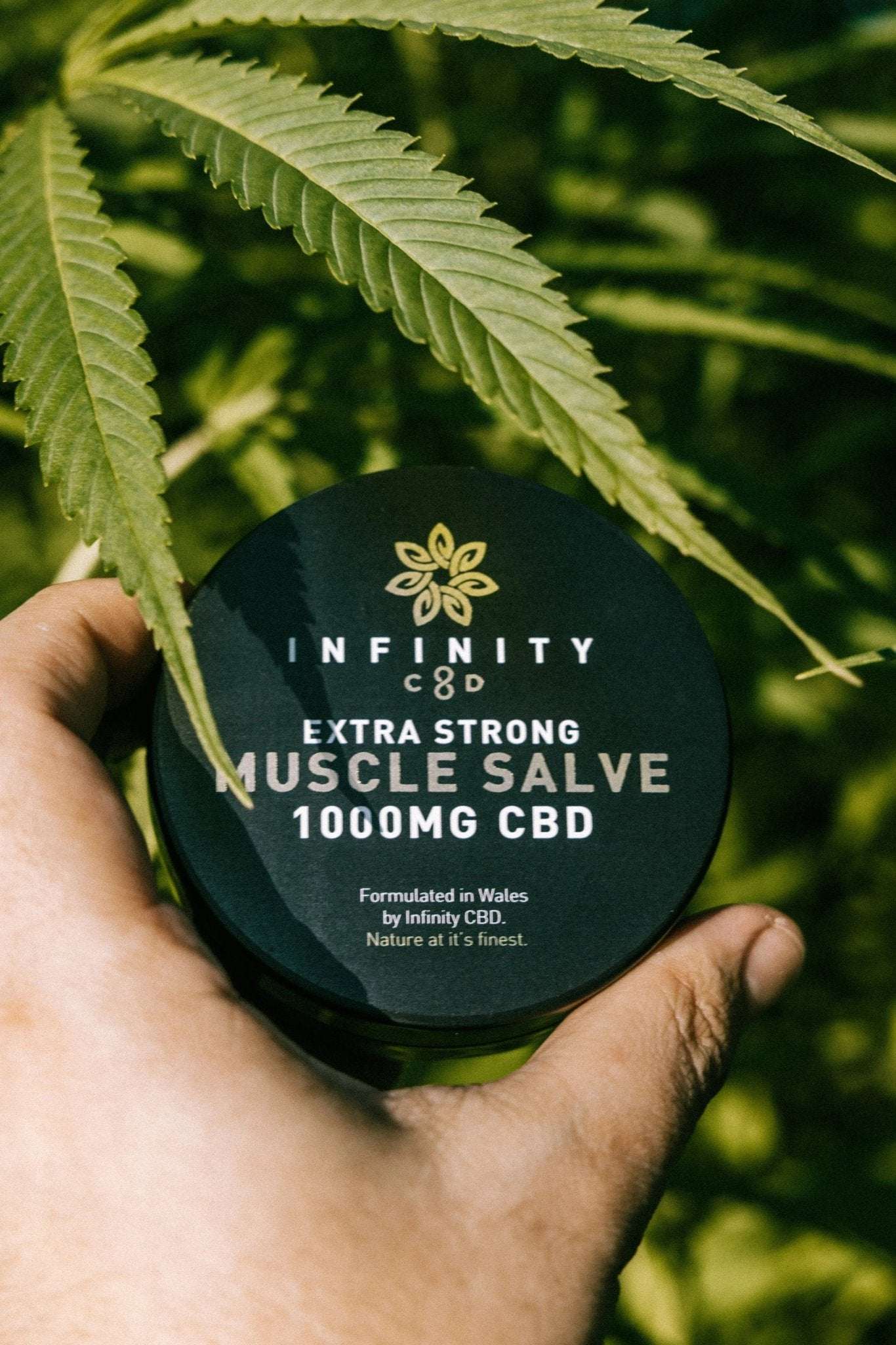 Infinity CBD Full Spectrum Muscle Salve 1000mg jar