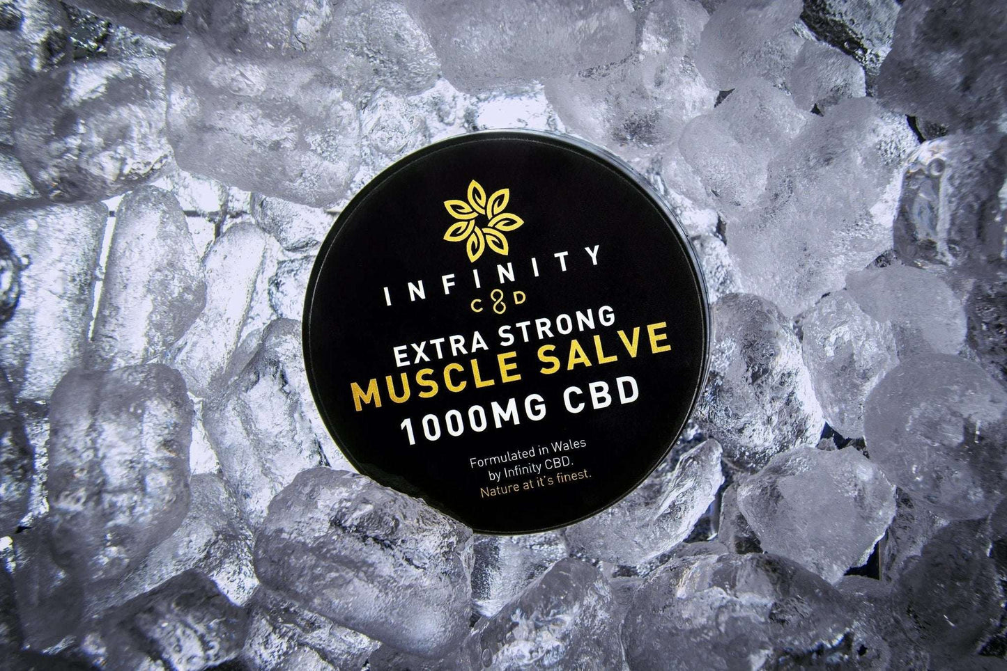 Infinity CBD Full Spectrum Muscle Salve 1000mg jar