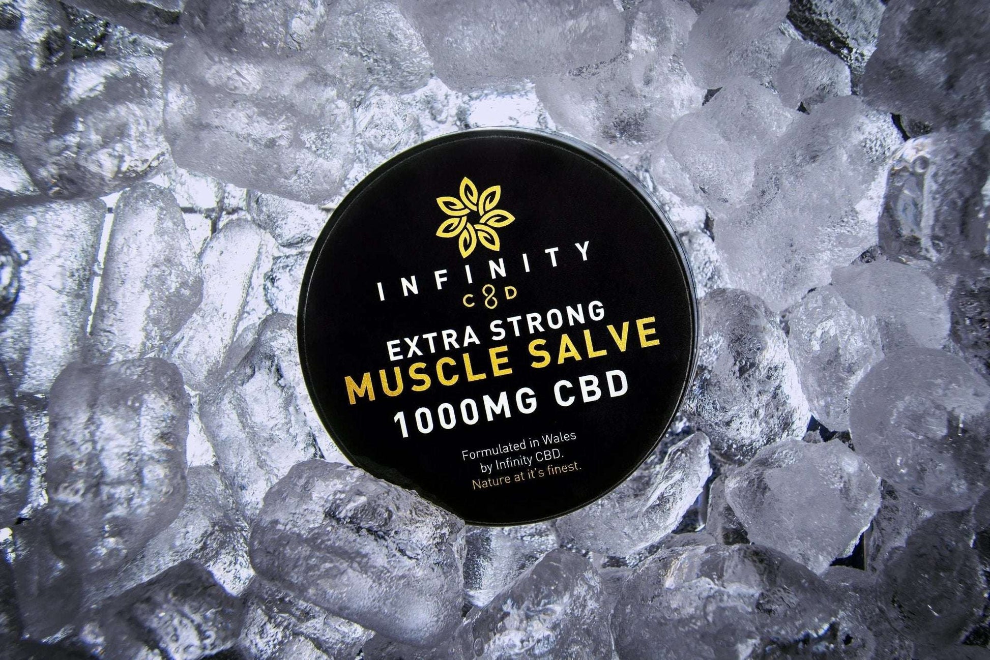 Infinity CBD Full Spectrum Muscle Salve 1000mg jar