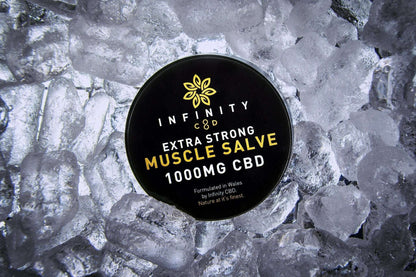 Infinity CBD Full Spectrum Muscle Salve 1000mg jar