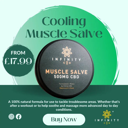 Infinity CBD Full Spectrum Muscle Salve 1000mg jar