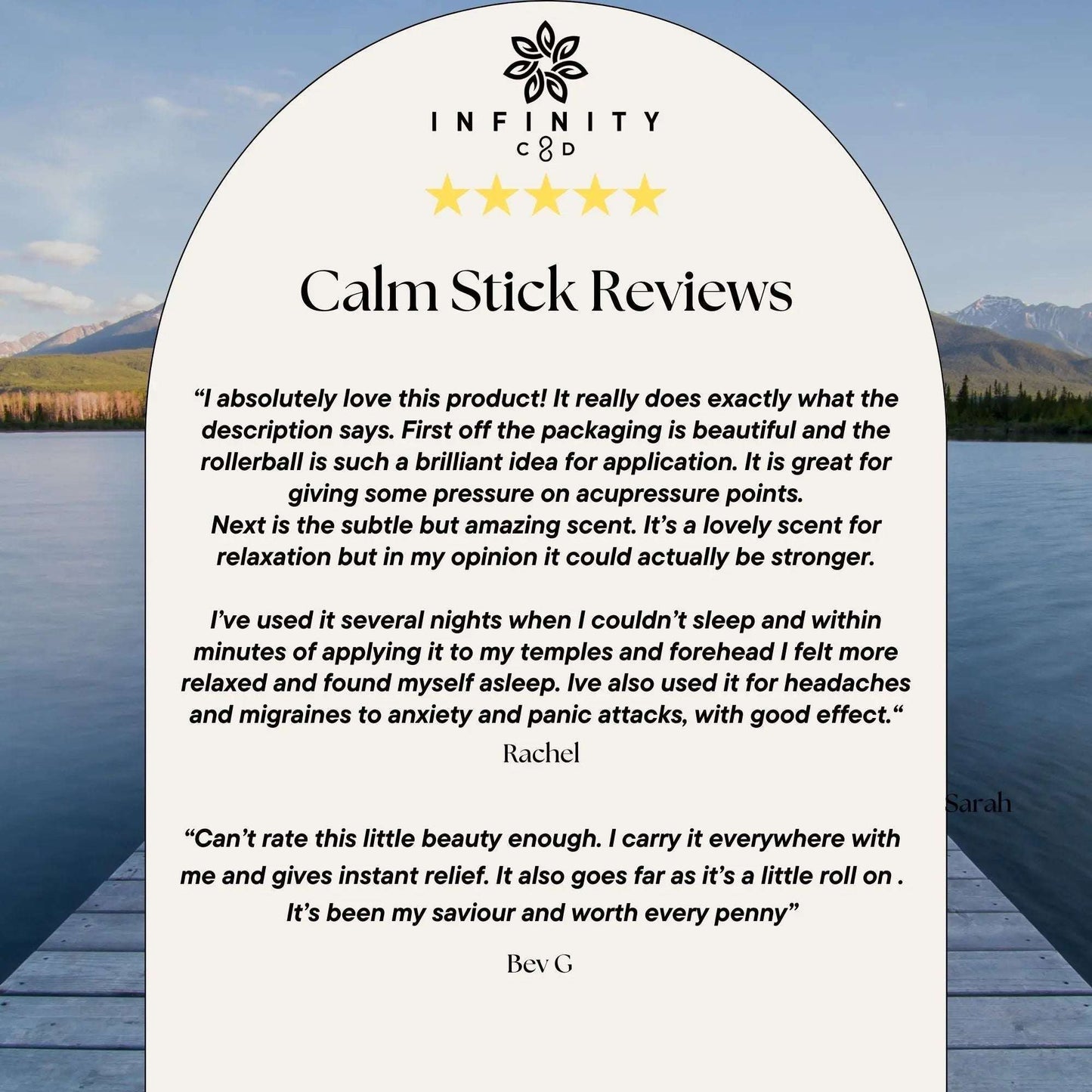Infinity CBD Calm Stick Roll-On 500mg applicator