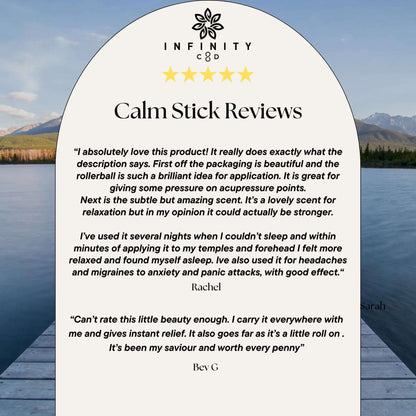 Infinity CBD Calm Stick Roll-On 500mg applicator