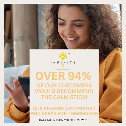 Infinity CBD Calm Stick Roll-On 500mg applicator