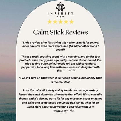Infinity CBD Calm Stick Roll-On 500mg applicator