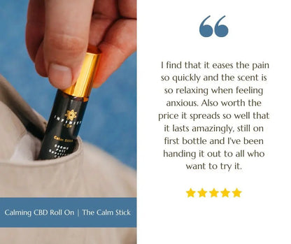 Infinity CBD Calm Stick Roll-On 500mg applicator
