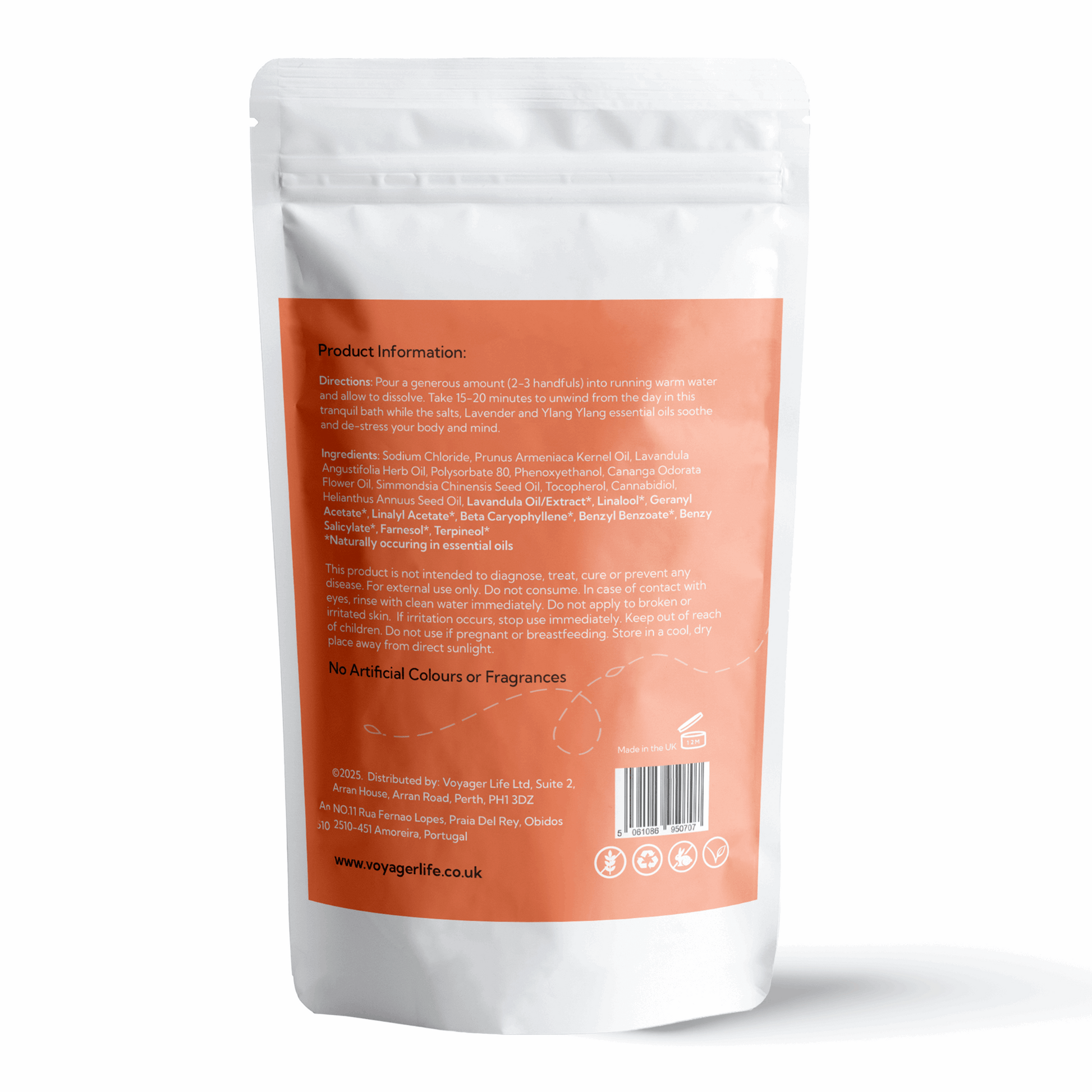 Voyager CBD Bath Salts 275mg