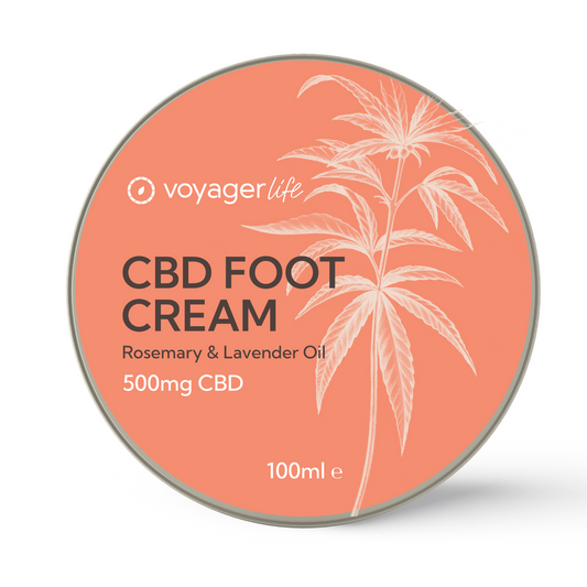 Voyager CBD Foot Cream - front view