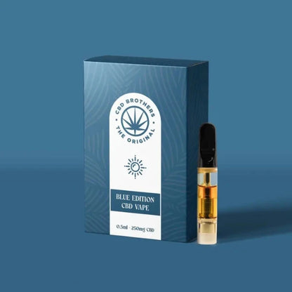 CBD Brothers 250mg CBD Vape Cartridge - Blue Edition | The CBD Hut