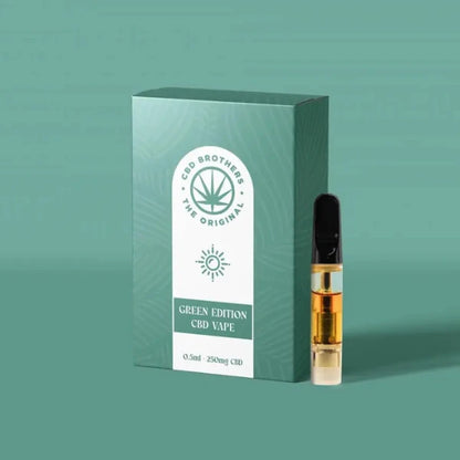 CBD Brothers 250mg CBD Vape Cartridge - Green Edition | The CBD Hut