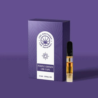 CBD Brothers 250mg CBD Vape Cartridge - Purple Edition | The CBD Hut