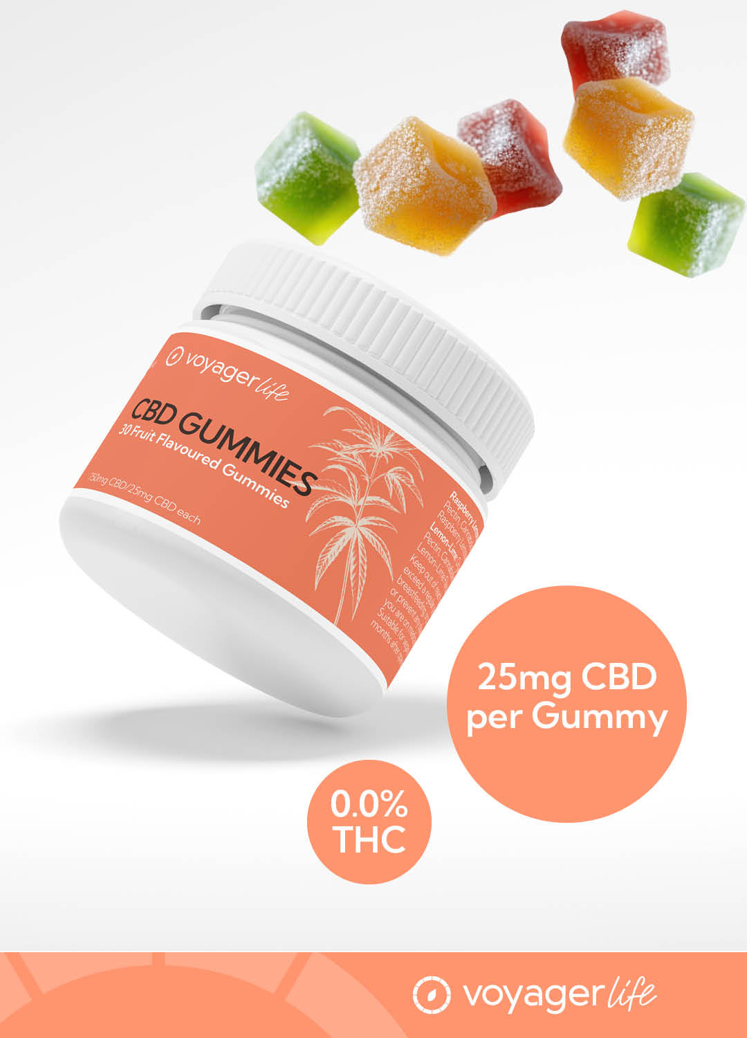 Voyager CBD Gummies 750mg 30 Pack