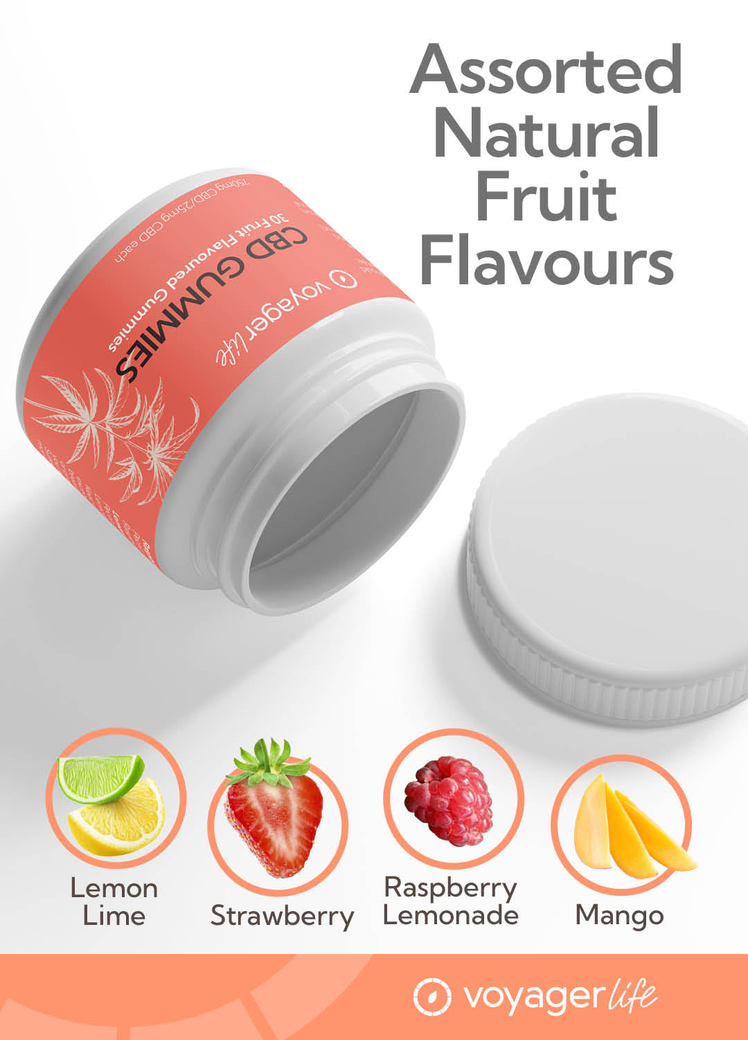 Voyager CBD Gummies 750mg 30 Pack