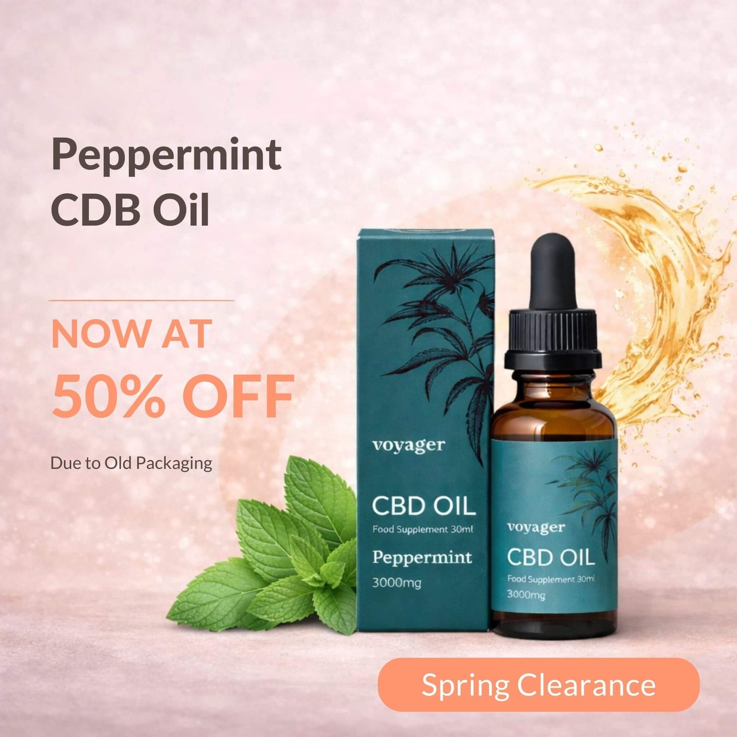 Voyager CBD Peppermint Oil from Voyager at The CBD Hut