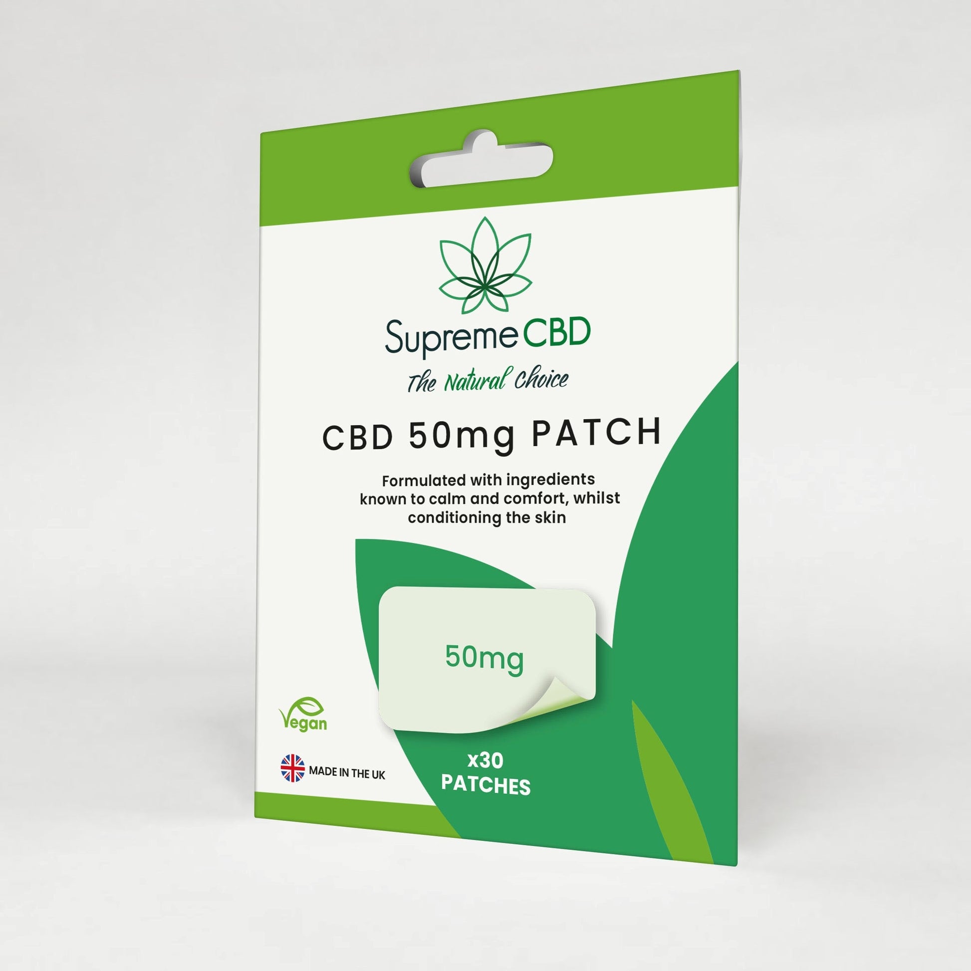 Supreme CBD Patches 50mg 30 Pack