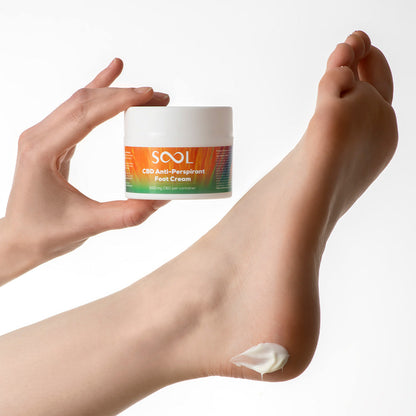 SOOL Antiperspirant CBD Foot Cream 500mg 100ml